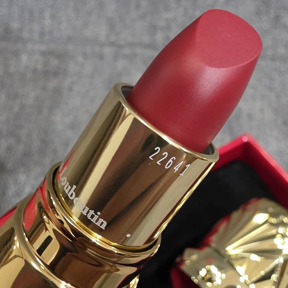 Christian Louboutin Rouge Silky Satin Lipstick Grenade Love 816 - Picture 4 of 4